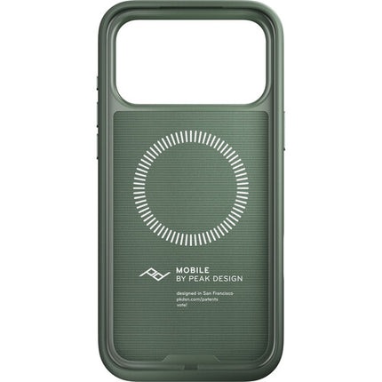 Peak Design Funda Everyday para iPhone 17 Pro Max Nylon Duradera Sage