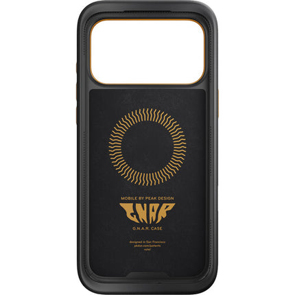 Funda Peak Design Mobile GNAR para iPhone 17 Pro Max con SlimLink y MagSafe Negra