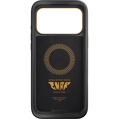 Funda Peak Design Mobile GNAR para iPhone 17 Pro Max con SlimLink y MagSafe Negra