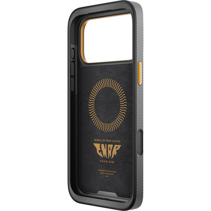 Funda Peak Design Mobile GNAR para iPhone 17 Pro Max con SlimLink y MagSafe Negra