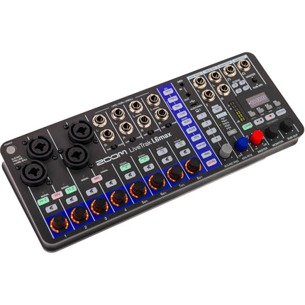 Zoom LiveTrak L6max Mezclador y Grabadora Portátil 12 Canales 14 Pistas 2TB