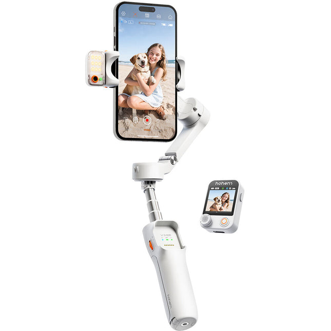 Hohem iSteady V3 Ultra Estabilizador Smartphone con Control Remoto 1.2" Pantalla Táctil y 9 Horas Batería