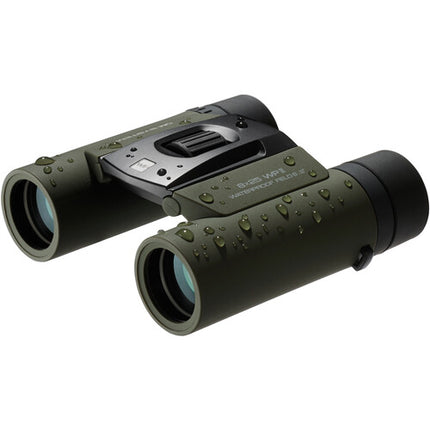 OM SYSTEM 8x25 WP II Binoculares Verdes Prismas BAK4 6.2° Ángulo de Visión