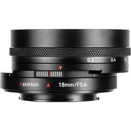 AstrHori Objetivo de Desplazamiento 18mm f5.6 para Fuji X APS-C 360° Rotación