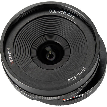 AstrHori Objetivo de Desplazamiento 18mm f5.6 para Fuji X APS-C 360° Rotación