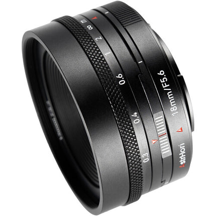 AstrHori Objetivo de Desplazamiento 18mm f5.6 para Fuji X APS-C 360° Rotación