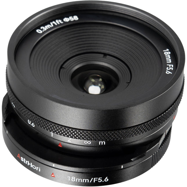 AstrHori Objetivo de Desplazamiento 18mm f5.6 para Fuji X APS-C 360° Rotación