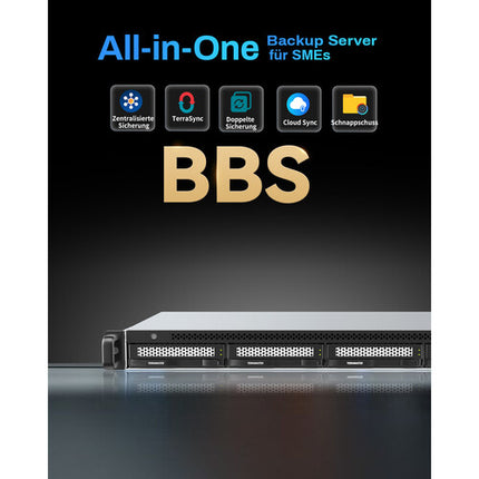 TerraMaster U4-500 NAS Rackmount 4 Bahías 8GB DDR5 10GbE RJ45