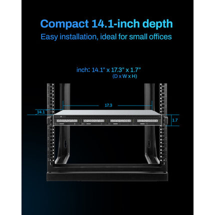 TerraMaster U4-500 NAS Rackmount 4 Bahías 8GB DDR5 10GbE RJ45
