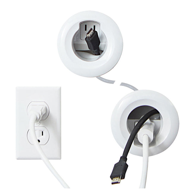 SANUS WSIWP1-W1 Kit para Gestión de Cables en Pared con Cable de 10'