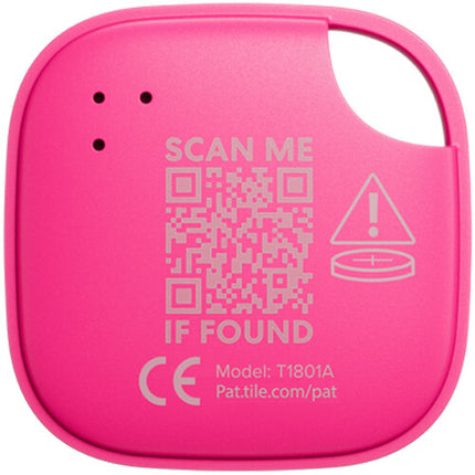 Tile Mate Localizador Bluetooth 2024 Rosa Alcance 107 m Batería 3 Años