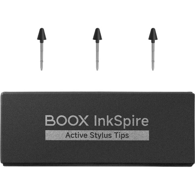 BOOX InkSpire Puntas para Stylus Negro Tres unidades 4096 niveles de presión