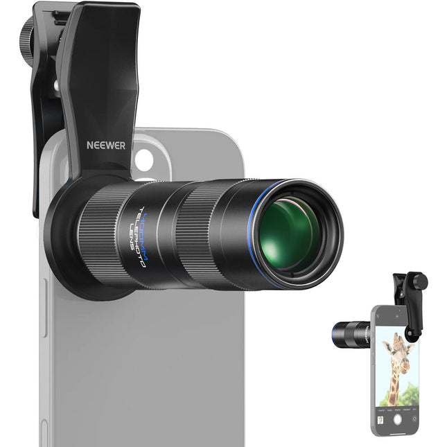 Neewer LS-78 Lente Telefoto para Móvil 400mm con Clip de 17mm