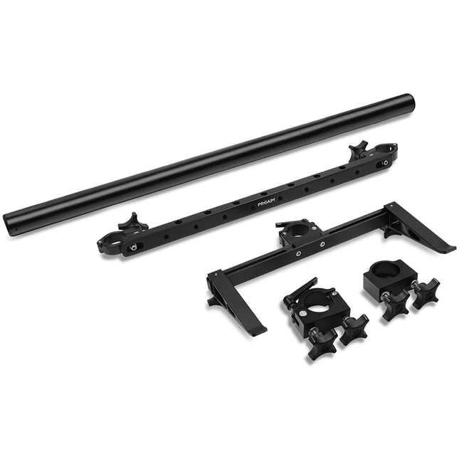 Proaim Dual Tripod Holder soporte para dos tripodes carga 110 lb aluminio ajustable