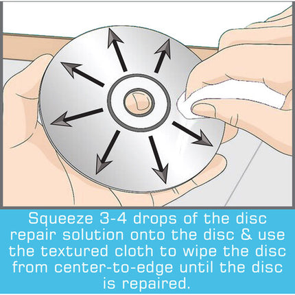 Maxell QDR-2 Kit Reparador Discos CDs DVDs Juegos Repara 2 Unidades