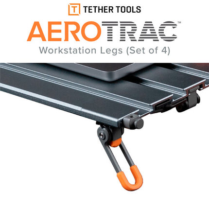 Tether Tools AeroTrac Workstation patas de metal antideslizantes 4 unidades