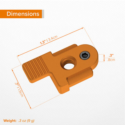 Tether Tools AeroTrac Action Tabs 2-Pack con sistema magnético y roscas 1/4"-20