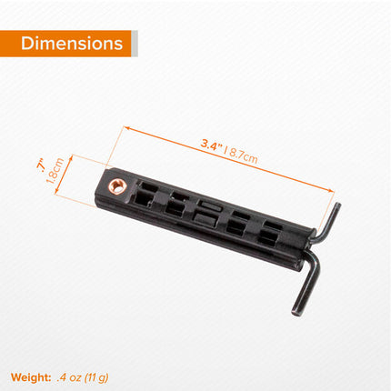 Tether Tools AeroTrac Herramienta de Configuración Hex 2.5mm y 4mm Mount