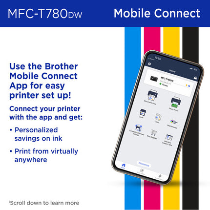 Brother MFC-T780DW Impresora multifunción tinta color wifi impresión dúplex 16 ppm
