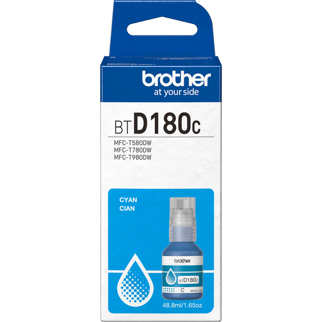 Brother INKvestment Tank Botella de Tinta Cian Alto Rendimiento para MFC-T580DW MFC-T780DW MFC-T980DW
