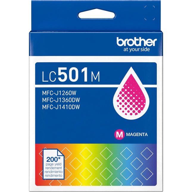 Cartucho de Tinta Magenta Brother Standard-Yield para Impresoras MFC-J1260W MFC-J1360DW MFC-J1410DW