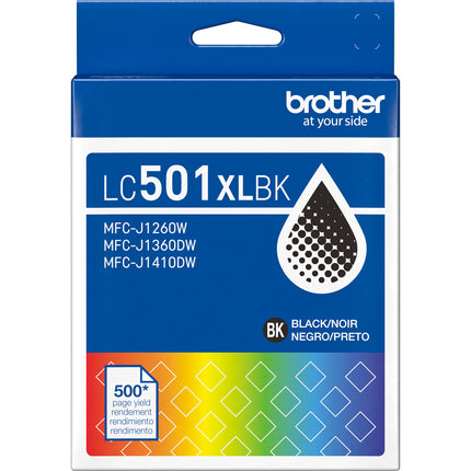 Cartucho de tinta negra Brother High-Yield para impresoras MFC-J1260W MFC-J1360DW MFC-J1410DW