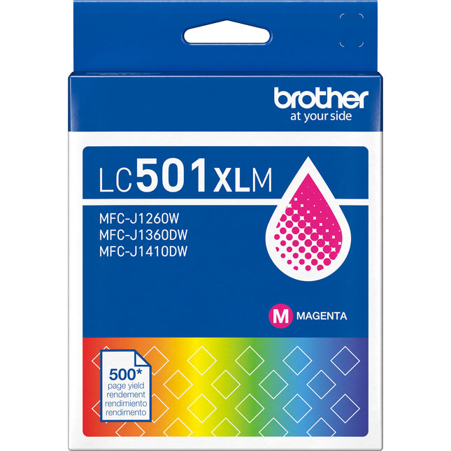 Cartucho de tinta magenta de alta capacidad Brother para impresoras MFC-J1260W J1360DW J1410DW