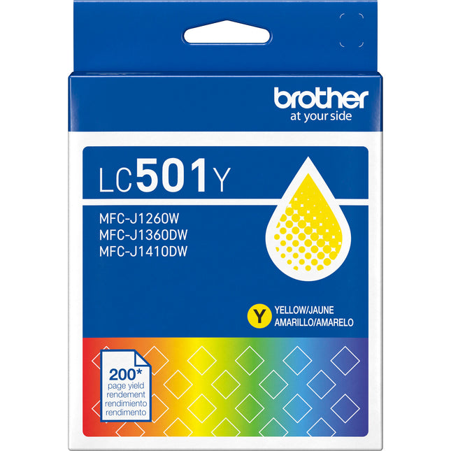 Brother Standard-Yield Cartucho de Tinta Amarilla para Impresoras MFC-J1260W MFC-J1360DW MFC-J1410DW