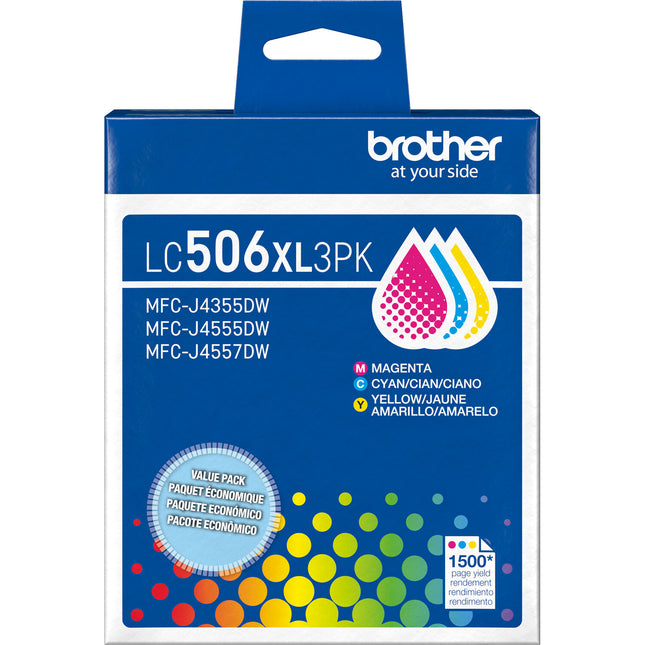 Brother High-Yield Cartuchos de Tinta Tricolor para Impresoras MFC-J4355DW MFC-J4555DW MFC-J4557DW