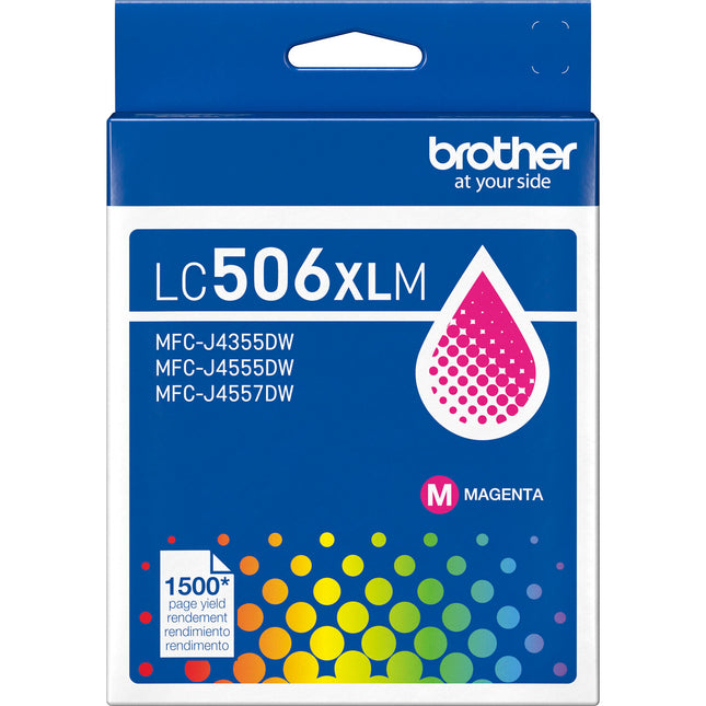 Cartucho de Tinta Magenta Brother High-Yield para Impresoras MFC-J4355DW J4555DW J4557DW