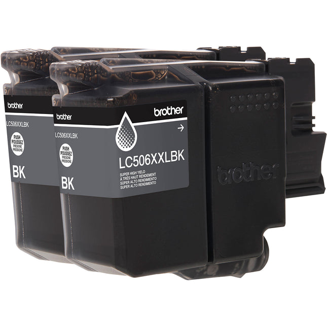 Cartuchos de tinta negra Super Alto Rendimiento Twin Pack Brother para impresoras MFC-J4355DW MFC-J4555DW MFC-J4557DW