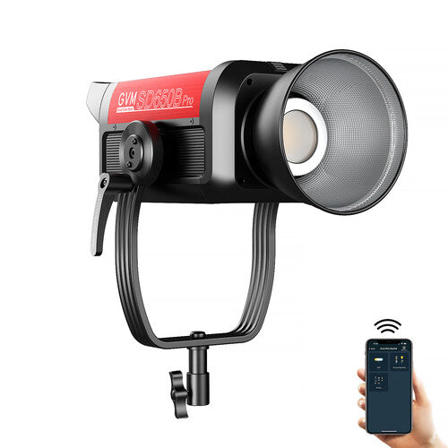 GVM Pro SD650B LED Monolight Bi-Color 650W 2700-6800K 77300 Lux Reflector Control