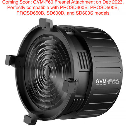 GVM Pro SD650B LED Monolight Bi-Color 650W 2700-6800K 77300 Lux Reflector Control