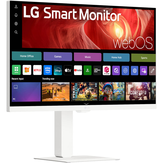 LG 27U730SA-W Monitor Smart 27" 4K UHD HDR USB-C 65W 350 nits