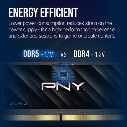 PNY 32GB DDR5 SO-DIMM Memoria 5600 MHz Kit 2x16GB