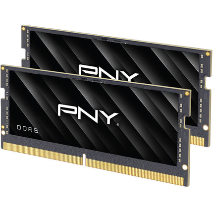 PNY 64GB DDR5 5600 MHz SO-DIMM Kit de Memoria 2 x 32GB Unbuffered