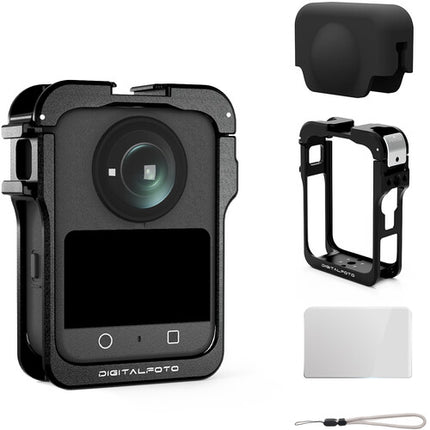 DigitalFoto Solution Limited Cage con Montura Magnética Rápida para DJI Osmo 360 aluminio y silicona