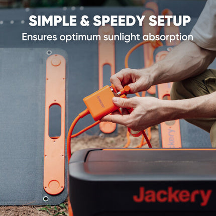 Jackery SolarSaga 200W Panel Solar 24.3% Eficiencia 7.6x1.8 Plegable
