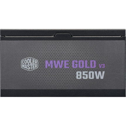 Cooler Master MWE Gold V3 850W Fuente de Poder Modular 80 PLUS Gold 120mm Ventilador Silent Zero-RPM