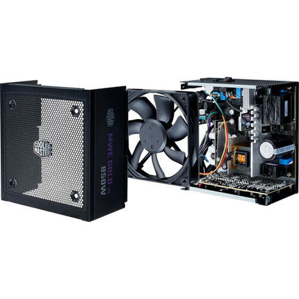 Cooler Master MWE Gold V3 850W Fuente de Poder Modular 80 PLUS Gold 120mm Ventilador Silent Zero-RPM