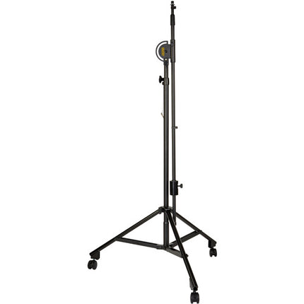 Auray MS-SB1W Soporte de Micrófono Estudio Ajustable 52-90" con Boom Telescópico 49-89.5" y Base con Ruedas