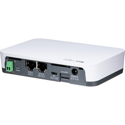 MikroTik KNOT IoT Gateway Wi-Fi 2.4 GHz 2x 100 Mb/s Ethernet PoE y Montaje