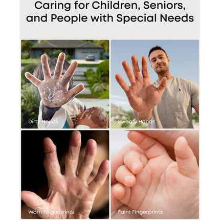 eufy Security FamiLock E35 Cerradura Inteligente con Batería 10000mAh y Entrada por Palma