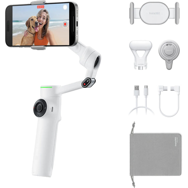 Insta360 Flow 2 Pro Estabilizador Smartphone 3 Ejes con Selfie Stick