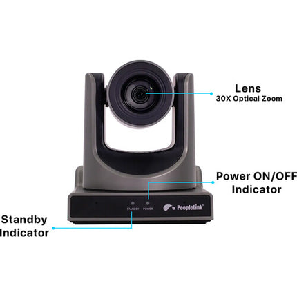 PeopleLink Elite Premium Cámara PTZ Full HD 1080p 60fps 30x Zoom Óptico