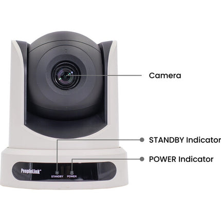 PeopleLink iCam Cámara PTZ Full HD 2.07MP Zoom Óptico 10x USB 2.0
