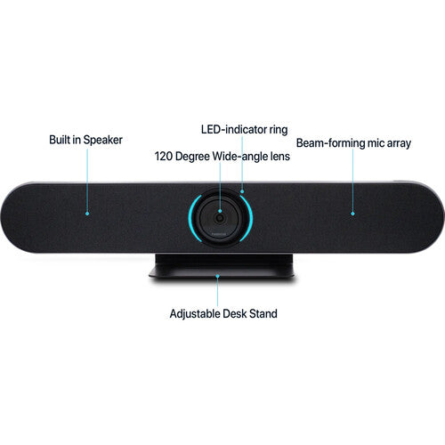 PeopleLink 4K AF Cámara y Barra de Sonido UHD 121° Ángulo 8W Altavoz