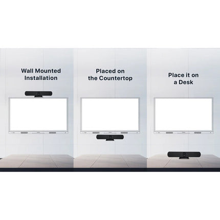 PeopleLink 4K AF Cámara y Barra de Sonido UHD 121° Ángulo 8W Altavoz