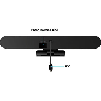 PeopleLink i20 Plus Videobar para videoconferencias cámara 2K ángulo 94° rango de voz 3 metros