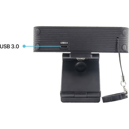 PeopleLink Eagle 4K Webcam UHD 8MP Autofocus 120° FOV con Control Remoto
